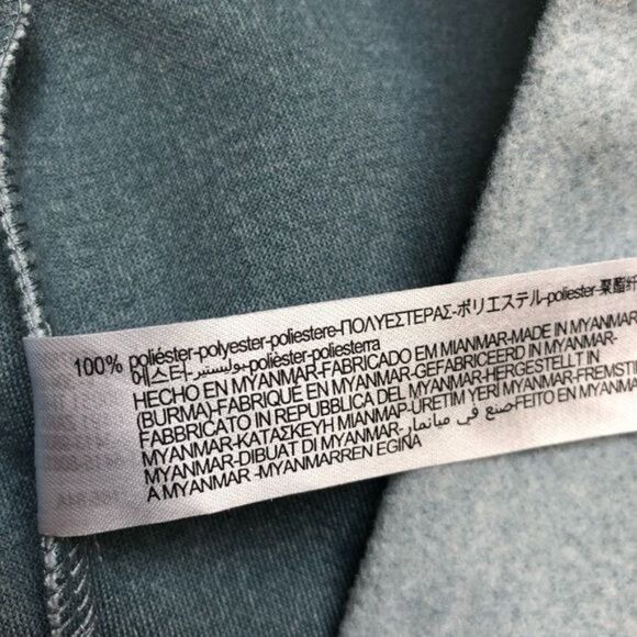 Zara Light Blue Hooded Belted Coat Small - Picture 8 of 8